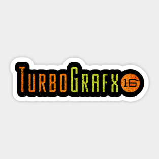 Turbgrafx 16 Sticker